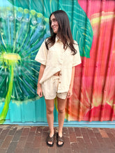 Load image into Gallery viewer, Butter Yellow Denim Shirt &amp; Short Set - By Frankie