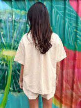 Load image into Gallery viewer, Butter Yellow Denim Shirt &amp; Short Set - By Frankie
