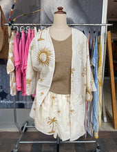 Load image into Gallery viewer, Beige/Brown Sun Snake Kimono + Short Set - By Frankie