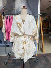 Load image into Gallery viewer, Beige/Brown Sun Snake Kimono + Short Set - By Frankie