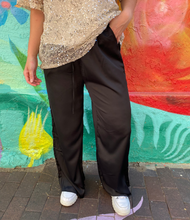Load image into Gallery viewer, Black Satin Pants - By Frankie