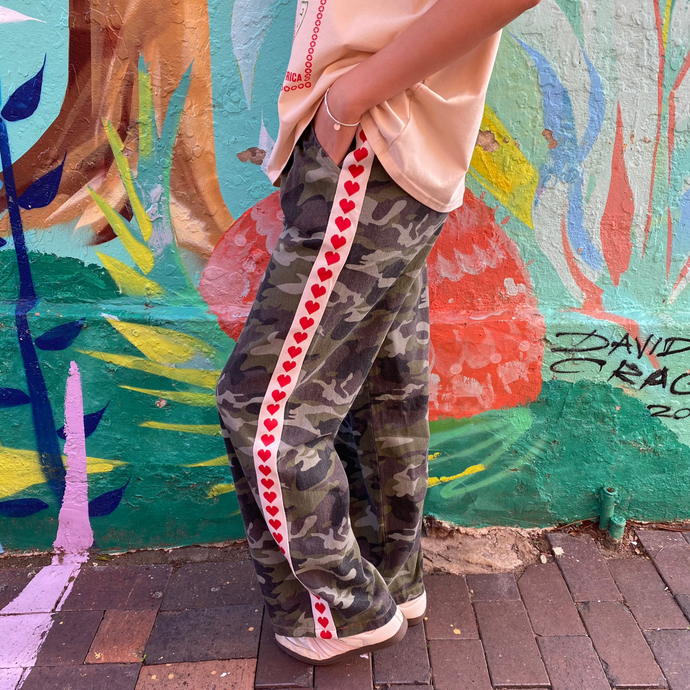 Camo Army Heart Pants - By Frankie