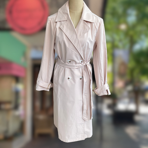 Blush Tan Full Length Trench Jacket - By Frankie