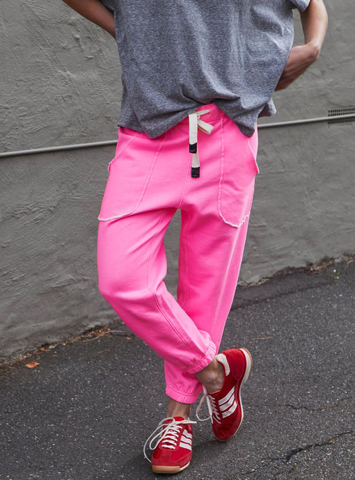 Capri Hot Pink Track Pant - Hammill & Co