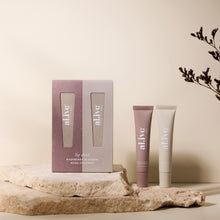 Load image into Gallery viewer, Raspberry Blossom + Nude Coconut Lip Duet - al.ive body