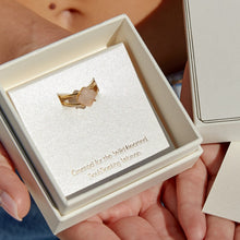 Load image into Gallery viewer, Rose Quartz Calming Ring in Gold