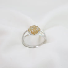 Load image into Gallery viewer, Herkimer Quartz Calming Ring in Silver