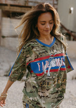 Load image into Gallery viewer, Camo Born In Aus Oversize Vee - Farmer By Whitney