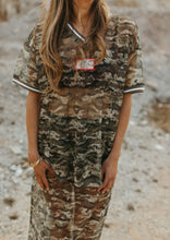 Load image into Gallery viewer, Camo Lace Vee - Farmer By Whitney