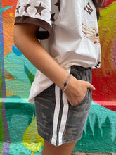 Load image into Gallery viewer, Camo Racer Shorts With White Stripe - By Frankie