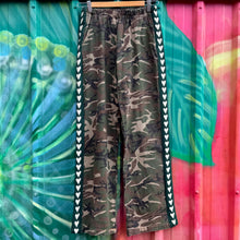 Load image into Gallery viewer, Camo &amp; Green Heart Racer Pant - By Frankie