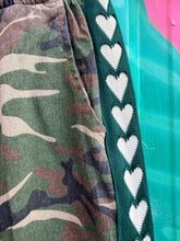 Load image into Gallery viewer, Camo &amp; Green Heart Racer Pant - By Frankie