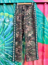 Load image into Gallery viewer, Camo &amp; Green Heart Racer Pant - By Frankie