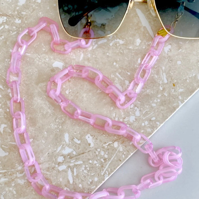 Candi Pink Capri Sunglass Chain