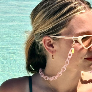 Candi Pink Capri Sunglass Chain