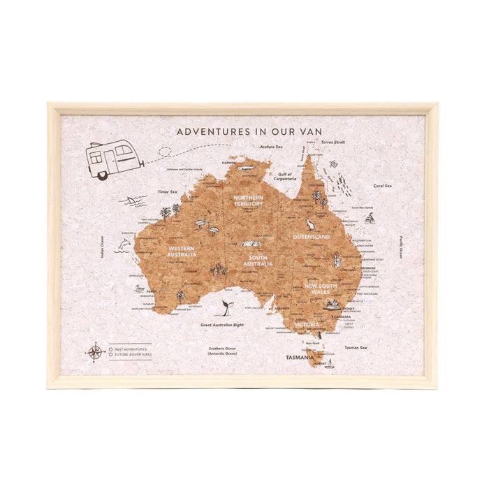 Caravan Australia Travel Map