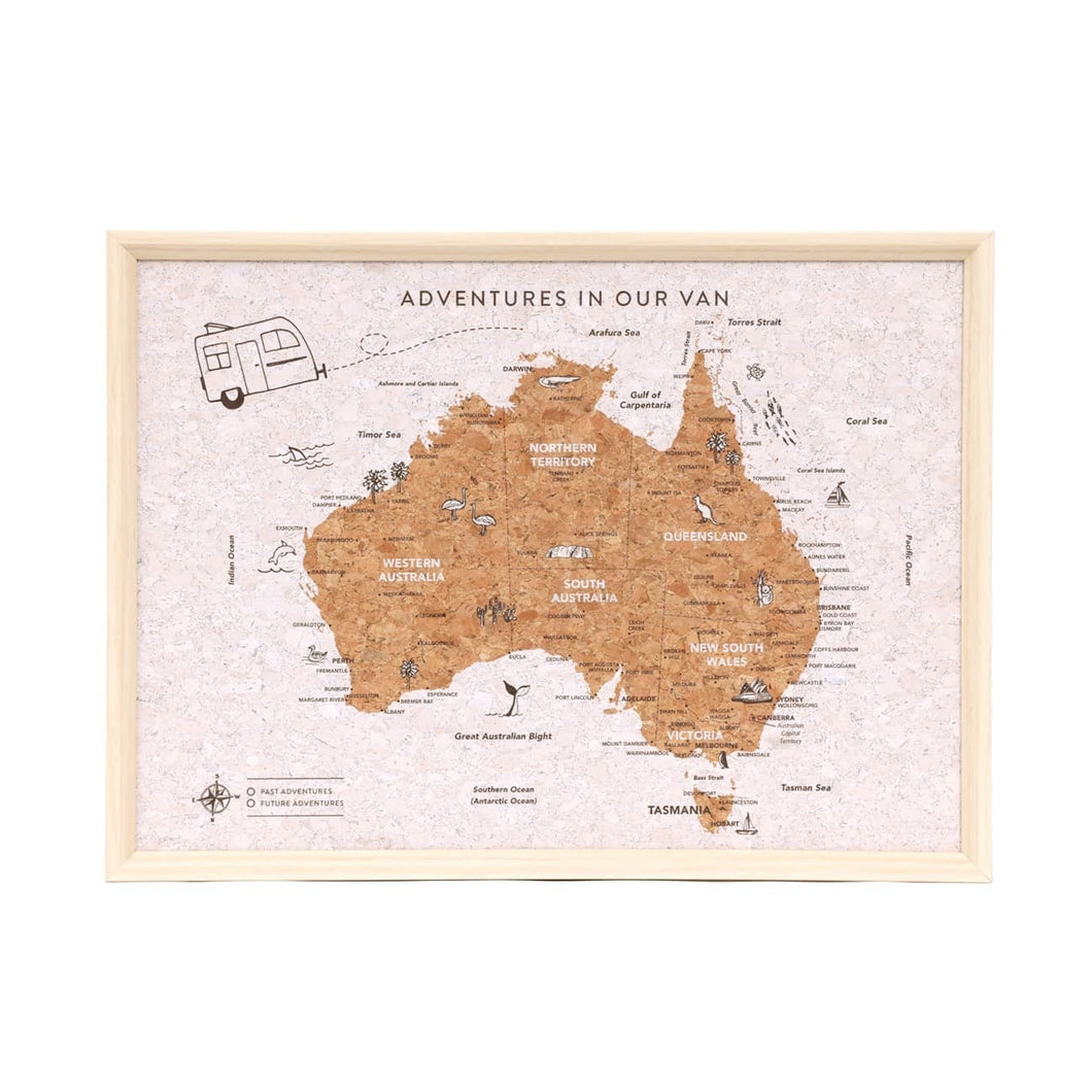 Caravan Australia Travel Map