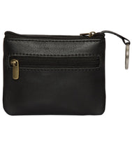 Load image into Gallery viewer, Peru Leather Cowhide Card &amp; Change Purse