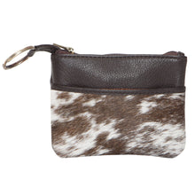 Load image into Gallery viewer, Peru Leather Cowhide Card &amp; Change Purse