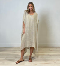 Load image into Gallery viewer, Carina Oversized Linen Kaftan