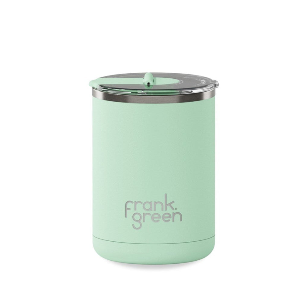 Mint Gelato Ceramic Coffee Cup with Hinged Lid 12oz/355ml - Frank Green