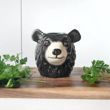 Load image into Gallery viewer, Bear Ceramic Planter