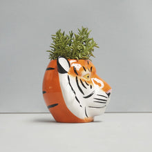 Load image into Gallery viewer, Tiger Ceramic Planter