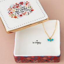 Load image into Gallery viewer, 'You Make The World...' Ceramic Trinket Box