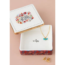 Load image into Gallery viewer, 'You Make The World...' Ceramic Trinket Box