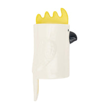Load image into Gallery viewer, White Cockatoo Ceramic Wall Vase