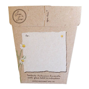 Chamomile Gift of Seeds - Card