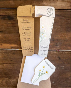 Chamomile Gift of Seeds - Card