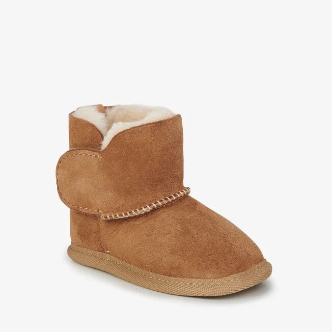 Chestnut Platinum Sheepskin Baby Bootie - EMU Australia