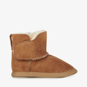 Chestnut Platinum Sheepskin Baby Bootie - EMU Australia