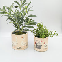 Load image into Gallery viewer, 14cm Chicken &amp; Friends Planter