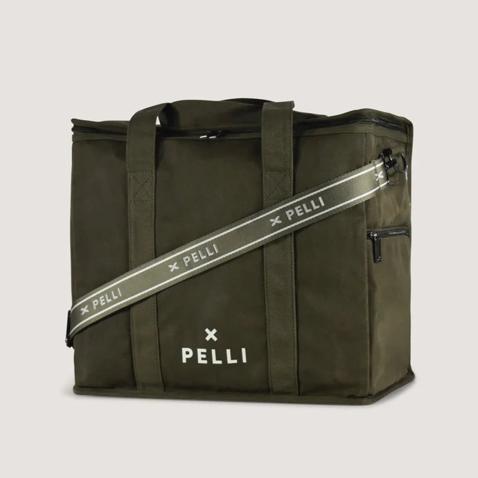 Chill Homie Waxed Canvas Large Cooler Bag - Burnt Olive
