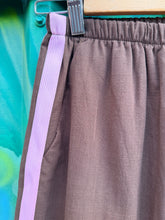 Load image into Gallery viewer, Choc/Pink Stripe Racer Pants - By Frankie