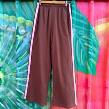 Load image into Gallery viewer, Choc/Pink Stripe Racer Pants - By Frankie