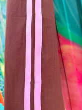 Load image into Gallery viewer, Choc/Pink Stripe Racer Pants - By Frankie