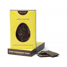Load image into Gallery viewer, Dark Peppermint Bark Easter Egg Box 100g