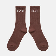 Load image into Gallery viewer, Chocolate Boot Socks - Farmer By Whitney