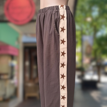 Load image into Gallery viewer, Chocolate/Beige Star Racer Pant - By Frankie
