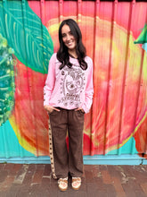 Load image into Gallery viewer, Chocolate/Beige Star Racer Pant - By Frankie