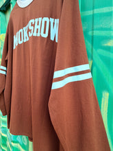 Load image into Gallery viewer, Chocolate/Blue Smokeshow Long Sleeve Tee - By Frankie