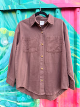 Load image into Gallery viewer, Chocolate Denim Shacket - By Frankie