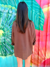 Load image into Gallery viewer, Chocolate Long Sleeve Shirt - By Frankie