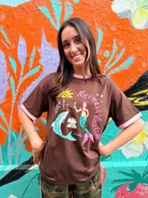 Load image into Gallery viewer, Chocolate 'Mermaid Vino Club' T-Shirt - By Frankie