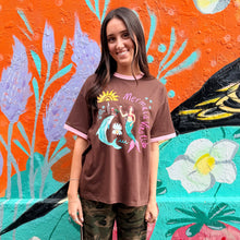Load image into Gallery viewer, Chocolate 'Mermaid Vino Club' T-Shirt - By Frankie
