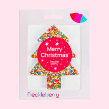 Load image into Gallery viewer, Tree &#39;Merry Christmas&#39; Chocolate Freckle