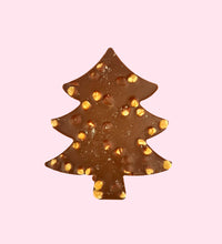 Load image into Gallery viewer, Giant Hazelnut, Caramel and Sea Salt Chocolate Christmas Tree
